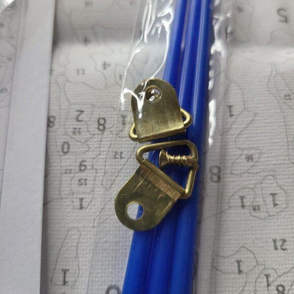 DIY Butterfly Paint By Number Kit Canvas Brush Set 30319 - Picture 7 of 9